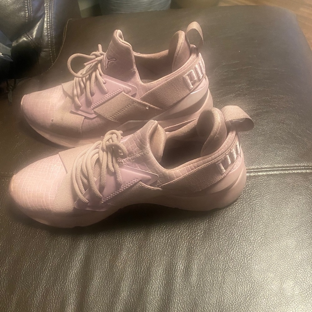 Puma Muse Satin Ep Pearl Lace Up  Womens  Sneakers Shoes Casual